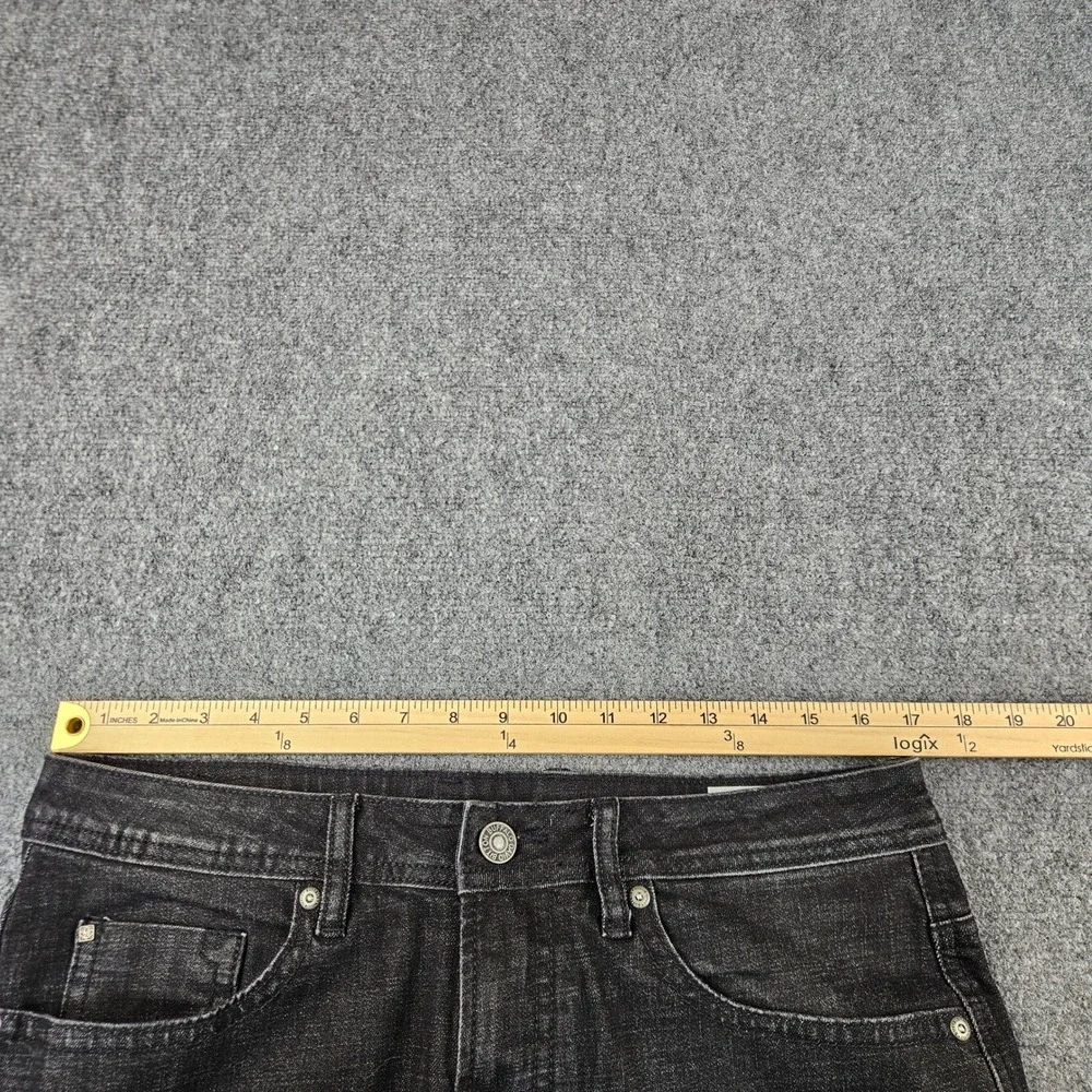 Buffalo David Bitton Jackson Straight Stretch Jeans Mens 32x32 Faded Black Denim - Picture 5 of 11